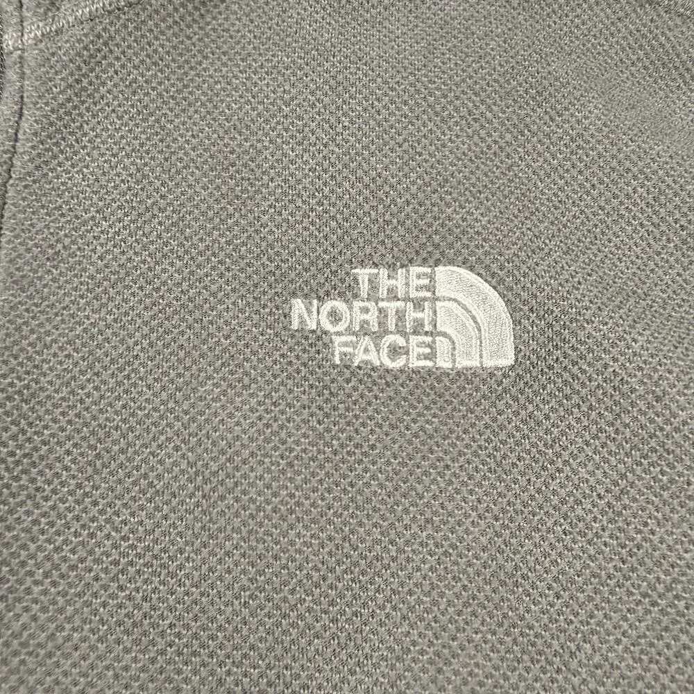 North Face Pullover 1/4 Zip Fleece Sweater Mens XL Gray Gorpcore Y2K
